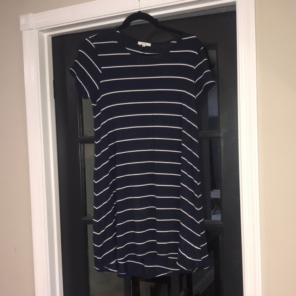 Z supply striped t shirt dress